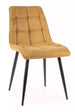 Kitchen Chair Sao Paulo | size: Width: 50cm, Height: 88cm, Depth: 43cm | color: Yellow | image: 0 | variant: 1003900