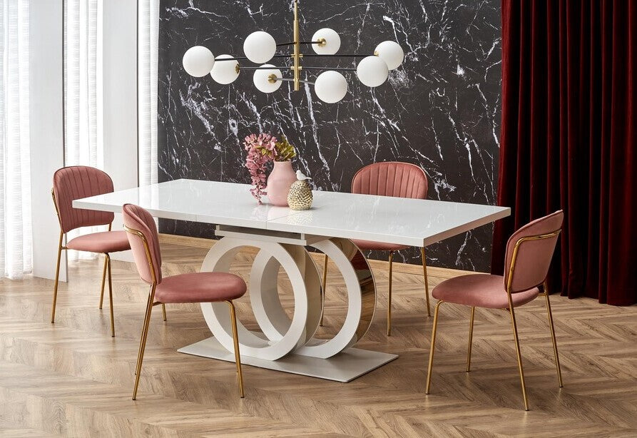 Kitchen Chair Seville | size: Width: 47cm, Height: 85cm, Depth: 56cm | color: Pink | image: 1 | variant: 1002482