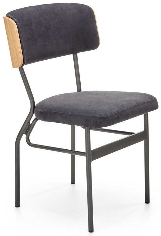 Kitchen Chair Smart | size: Width: 50cm, Height: 82cm, Depth: 53cm | color: Black | image: 1 | variant: 1016806