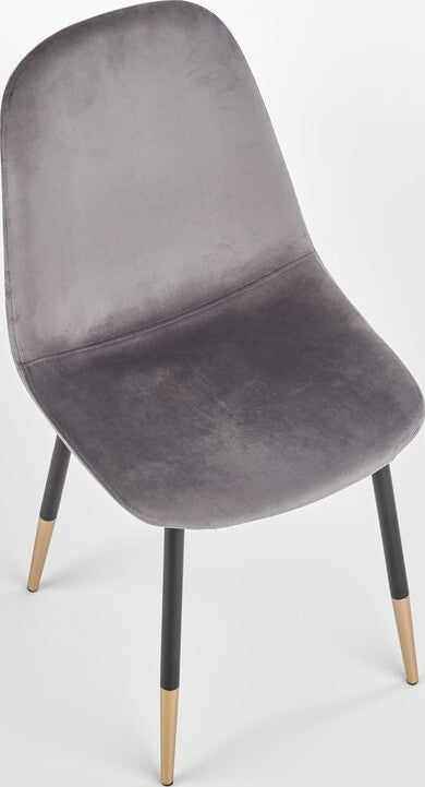 Kitchen Chair Tirana | size: Width: 45cm, Height: 88cm, Depth: 48cm | color: Gray | image: 6 | variant: 1002285