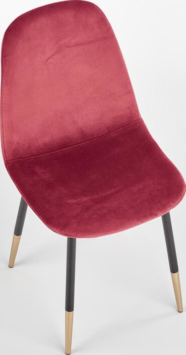 Kitchen Chair Tirana | size: Width: 45cm, Height: 88cm, Depth: 48cm | color: Red | image: 2 | variant: 1002286