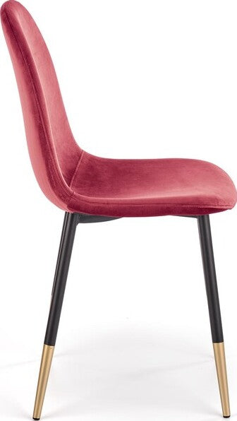 Kitchen Chair Tirana | size: Width: 45cm, Height: 88cm, Depth: 48cm | color: Red | image: 5 | variant: 1002286