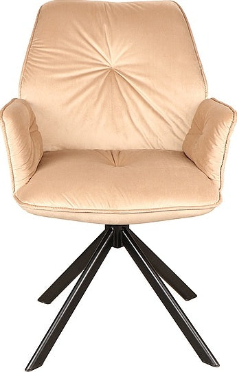 Kitchen Chair Toronto | size: Width: 60cm, Height: 89cm, Depth: 45cm | color: Beige | image: 2 | variant: 1003557