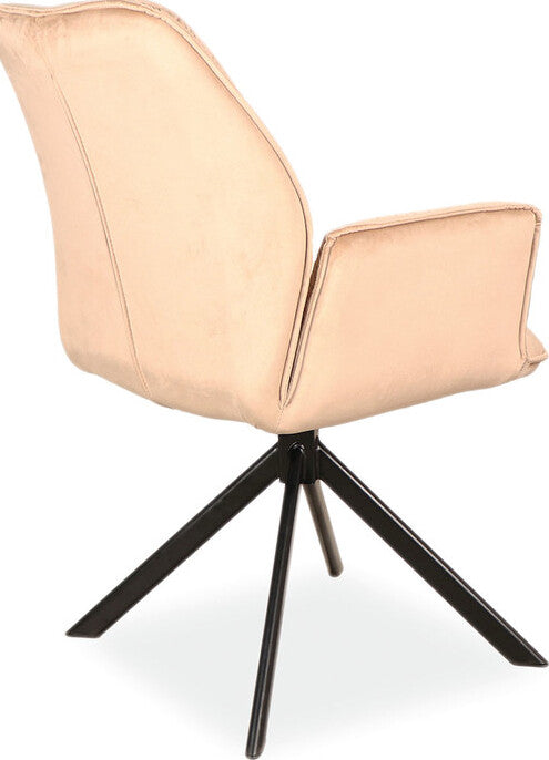 Kitchen Chair Toronto | size: Width: 60cm, Height: 89cm, Depth: 45cm | color: Beige | image: 3 | variant: 1003557