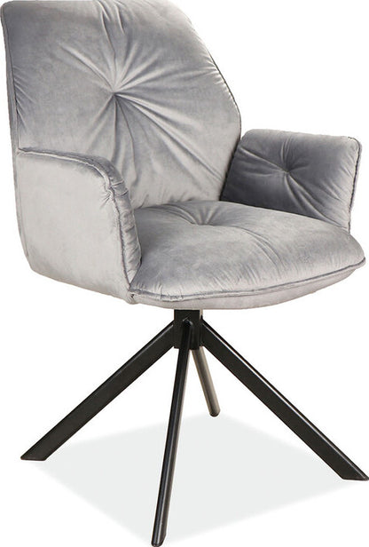 Kitchen Chair Toronto | size: Width: 60cm, Height: 89cm, Depth: 45cm | color: Gray | image: 1 | variant: 1003559