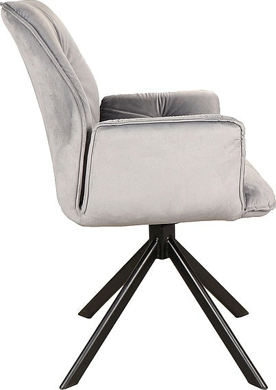 Kitchen Chair Toronto | size: Width: 60cm, Height: 89cm, Depth: 45cm | color: Gray | image: 3 | variant: 1003559