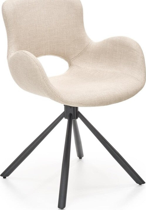 Kitchen Chair Tunis | size: Width: 59cm, Height: 81cm, Depth: 58cm | color: Beige | image: 1 | variant: 1002434