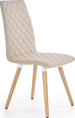 Kitchen Chair Valmiera | size: Width: 56cm, Height: 93cm, Depth: 44cm | color: Beige | image: 1 | variant: 1002203