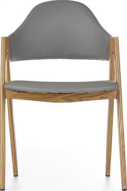 Kitchen Chair Ventspils | size: Width: 51cm, Height: 80cm, Depth: 57cm | color: Gray | image: 3 | variant: 1002197