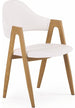 Kitchen Chair Ventspils | size: Width: 51cm, Height: 80cm, Depth: 57cm | color: White | image: 1 | variant: 1002196