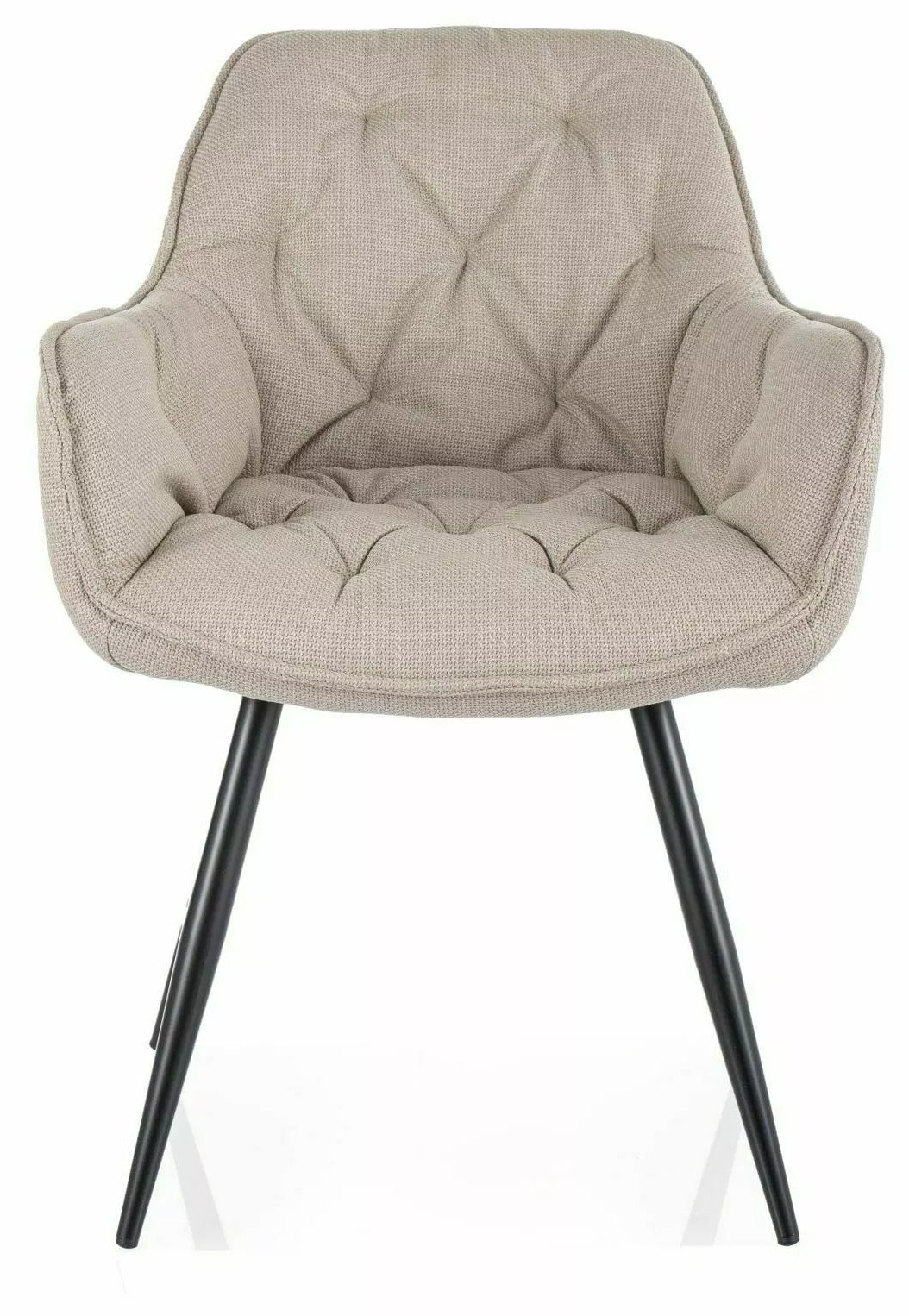 Kitchen Chair Washington | size: Width: 57cm, Height: 87cm, Depth: 43cm | color: Beige | image: 0 | variant: 1003923