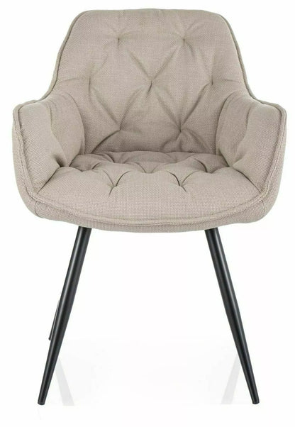 Kitchen Chair Washington | size: Width: 57cm, Height: 87cm, Depth: 43cm | color: Beige | image: 0 | variant: 1003923