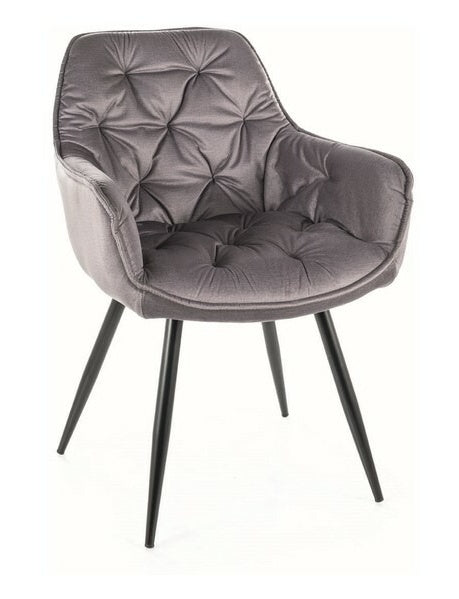 Kitchen Chair Washington | size: Width: 57cm, Height: 87cm, Depth: 43cm | color: Gray | image: 0 | variant: 1003914
