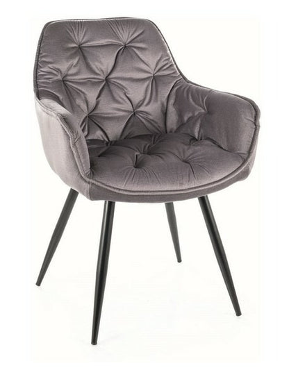 Kitchen Chair Washington | size: Width: 57cm, Height: 87cm, Depth: 43cm | color: Gray | image: 0 | variant: 1003914