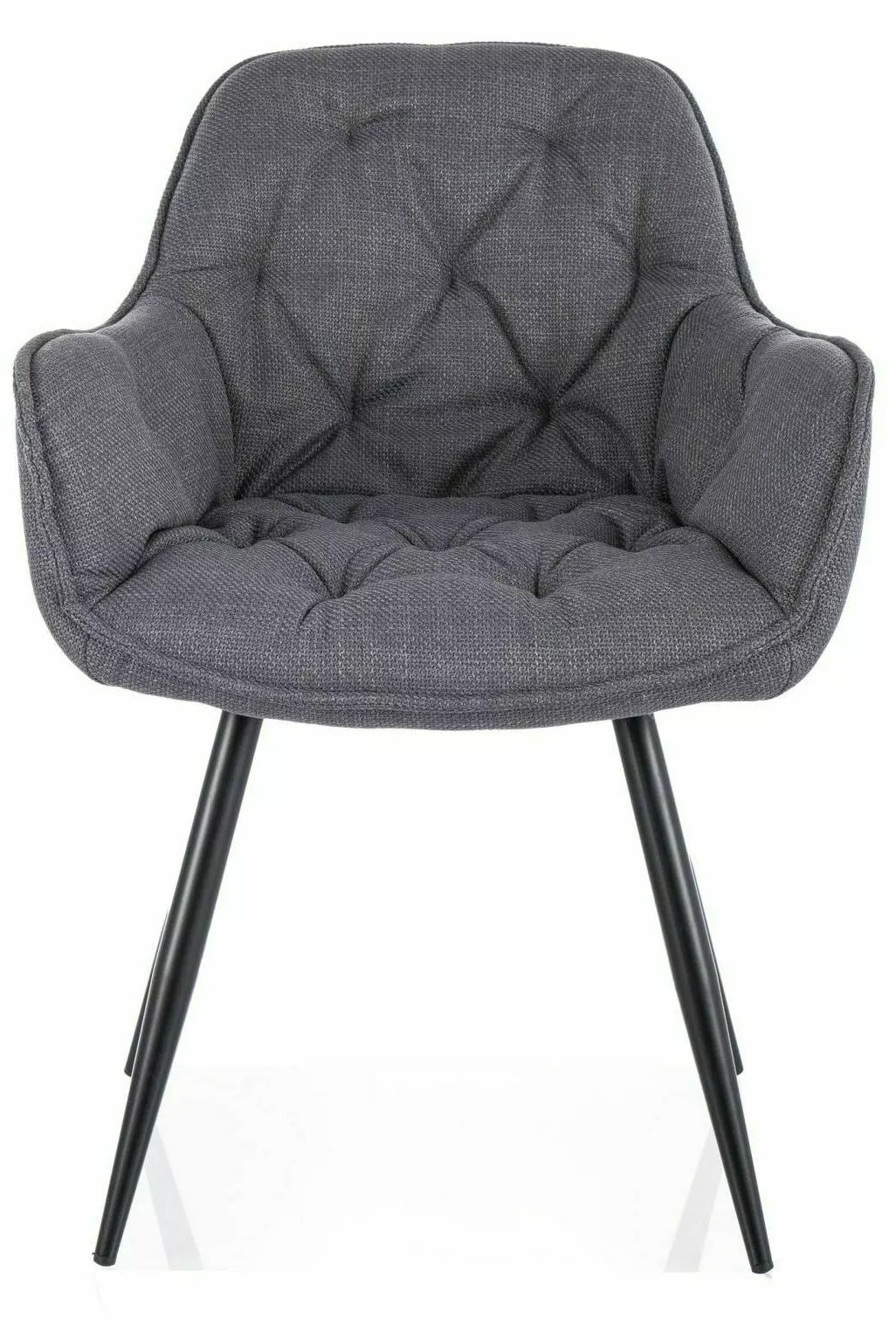 Kitchen Chair Washington | size: Width: 57cm, Height: 87cm, Depth: 43cm | color: Gray | image: 0 | variant: 1003925