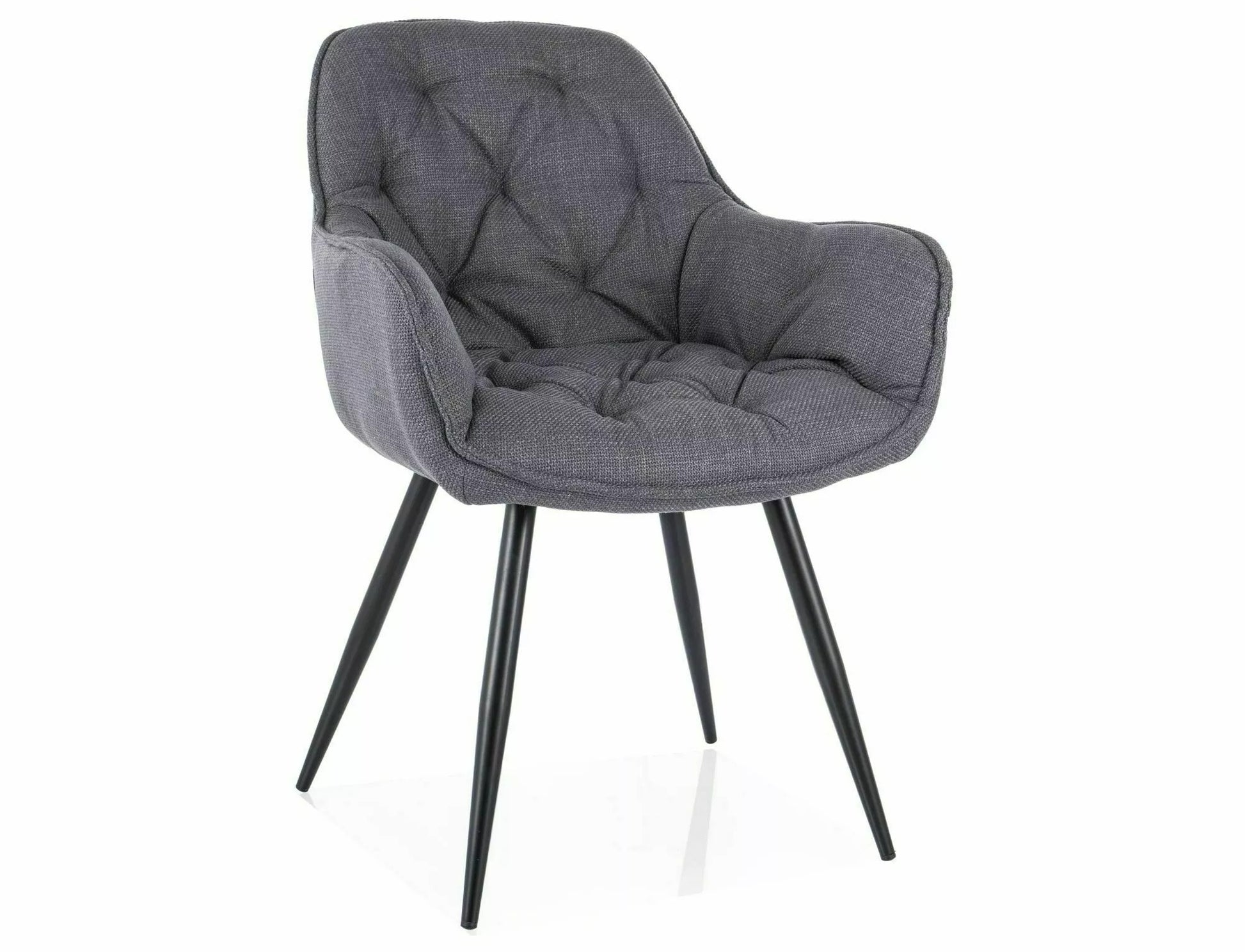 Kitchen Chair Washington | size: Width: 57cm, Height: 87cm, Depth: 43cm | color: Gray | image: 1 | variant: 1003925