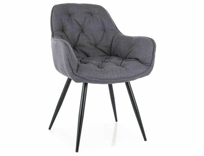 Kitchen Chair Washington | size: Width: 57cm, Height: 87cm, Depth: 43cm | color: Gray | image: 1 | variant: 1003925