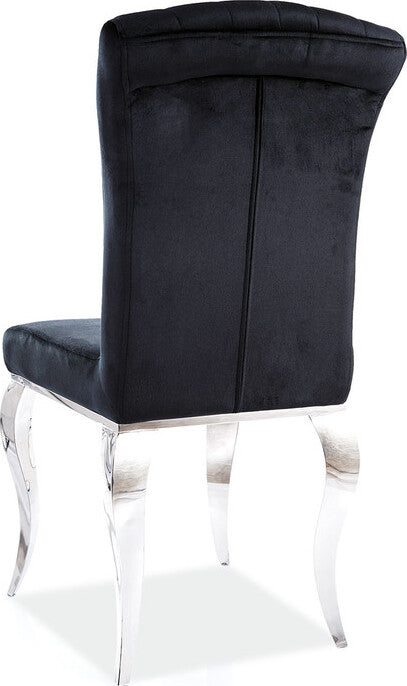 Kitchen Chair West Teramo | size: Width: 46cm, Height: 100cm, Depth: 44cm | color: Black | image: 2 | variant: 1007883