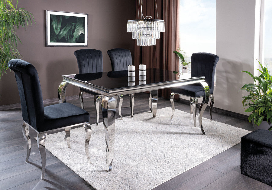 Kitchen Chair West Teramo | size: Width: 46cm, Height: 100cm, Depth: 44cm | color: Black | image: 3 | variant: 1007883