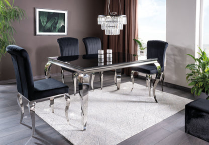 Kitchen Chair West Teramo | size: Width: 46cm, Height: 100cm, Depth: 44cm | color: Black | image: 3 | variant: 1007883
