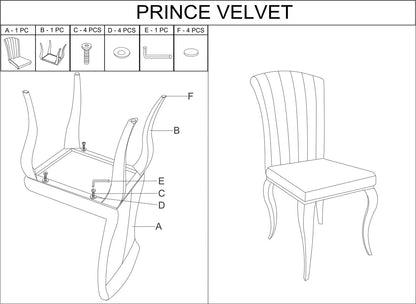 Kitchen Chair West Teramo | size: Width: 46cm, Height: 100cm, Depth: 44cm | color: Black | image: 4 | variant: 1007883