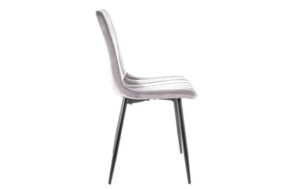 Kitchen Chair Zadar | size: Width: 45cm, Height: 91cm, Depth: 39cm | color: Gray | image: 2 | variant: 1003993