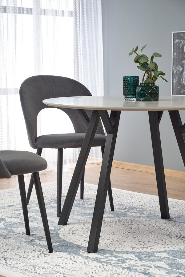 Kitchen Chair Zagreb | size: Width: 54cm, Height: 84cm, Depth: 57cm | color: Gray | image: 7 | variant: 1002291