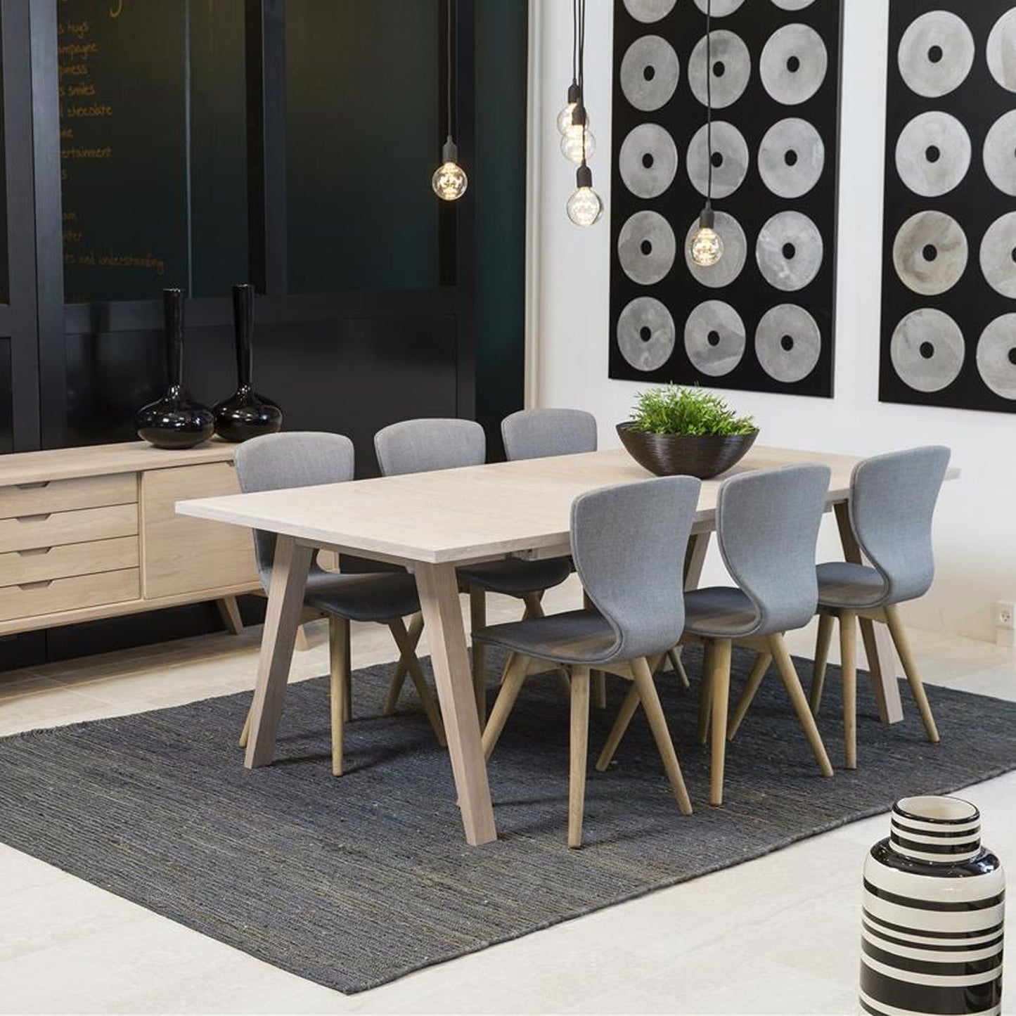 Kitchen Table A-Line 2 | size: Length: 95cm, Width: 200cm, Height: 74.6cm | color: Oak | image: 3 | variant: 1012585