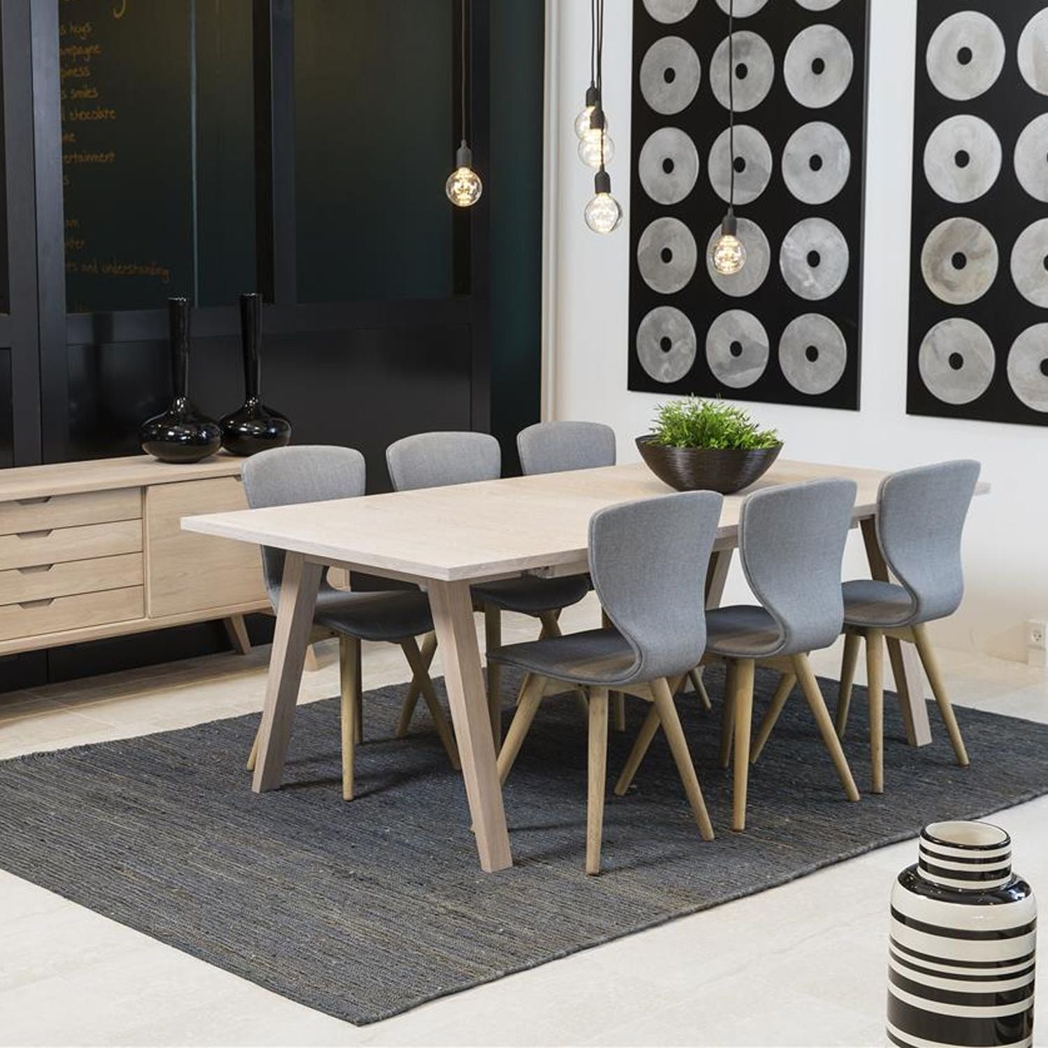 Kitchen Table A-Line 2 | size: Length: 95cm, Width: 200cm, Height: 74.6cm | color: Oak | image: 3 | variant: 1012585
