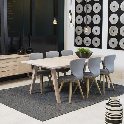 Kitchen Table A-Line 2 | size: Length: 95cm, Width: 200cm, Height: 74.6cm | color: Oak | image: 3 | variant: 1012585