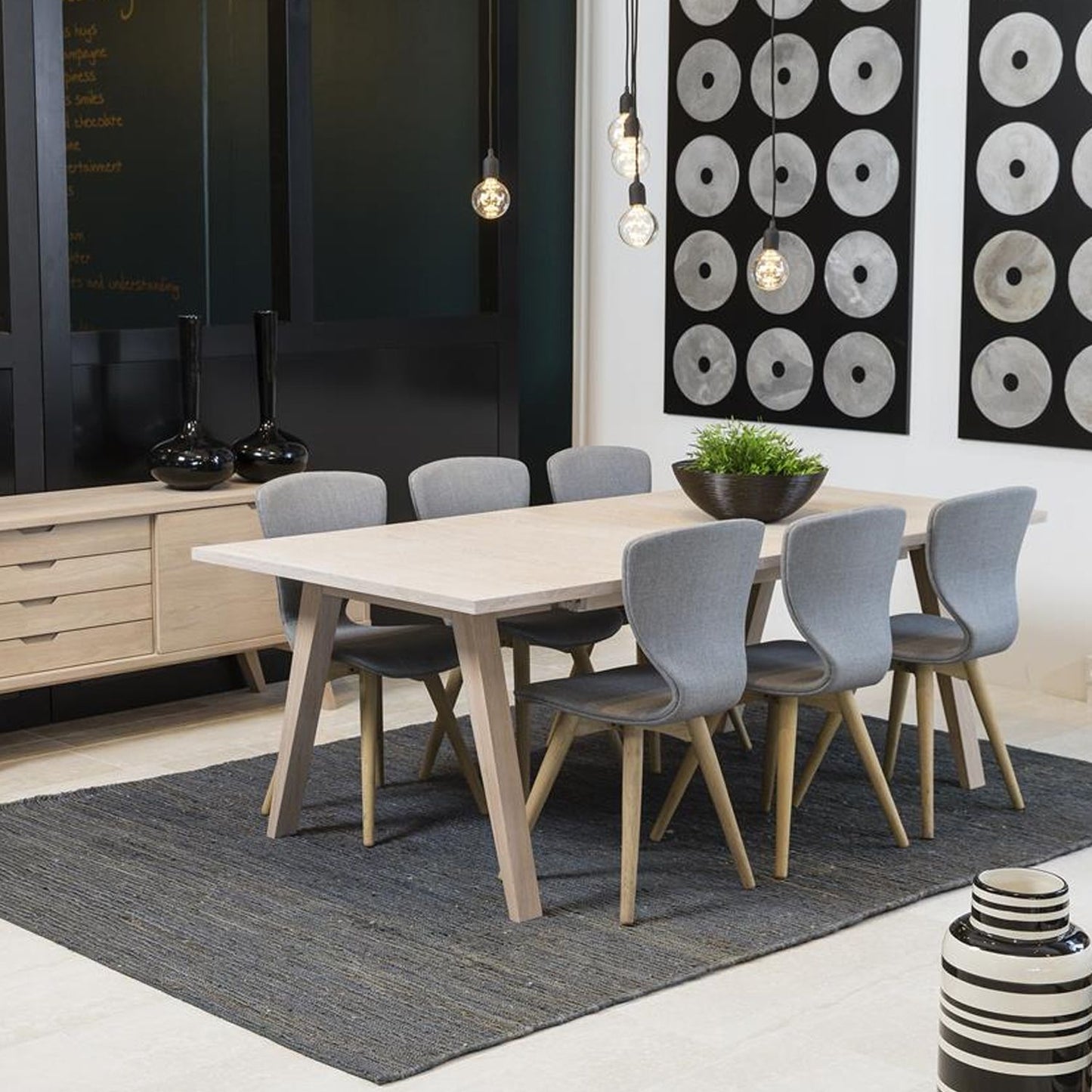 Kitchen Table A-Line 3 | size: Length: 100cm, Width: 210cm, Height: 74cm | color: Oak | image: 3 | variant: 1012586