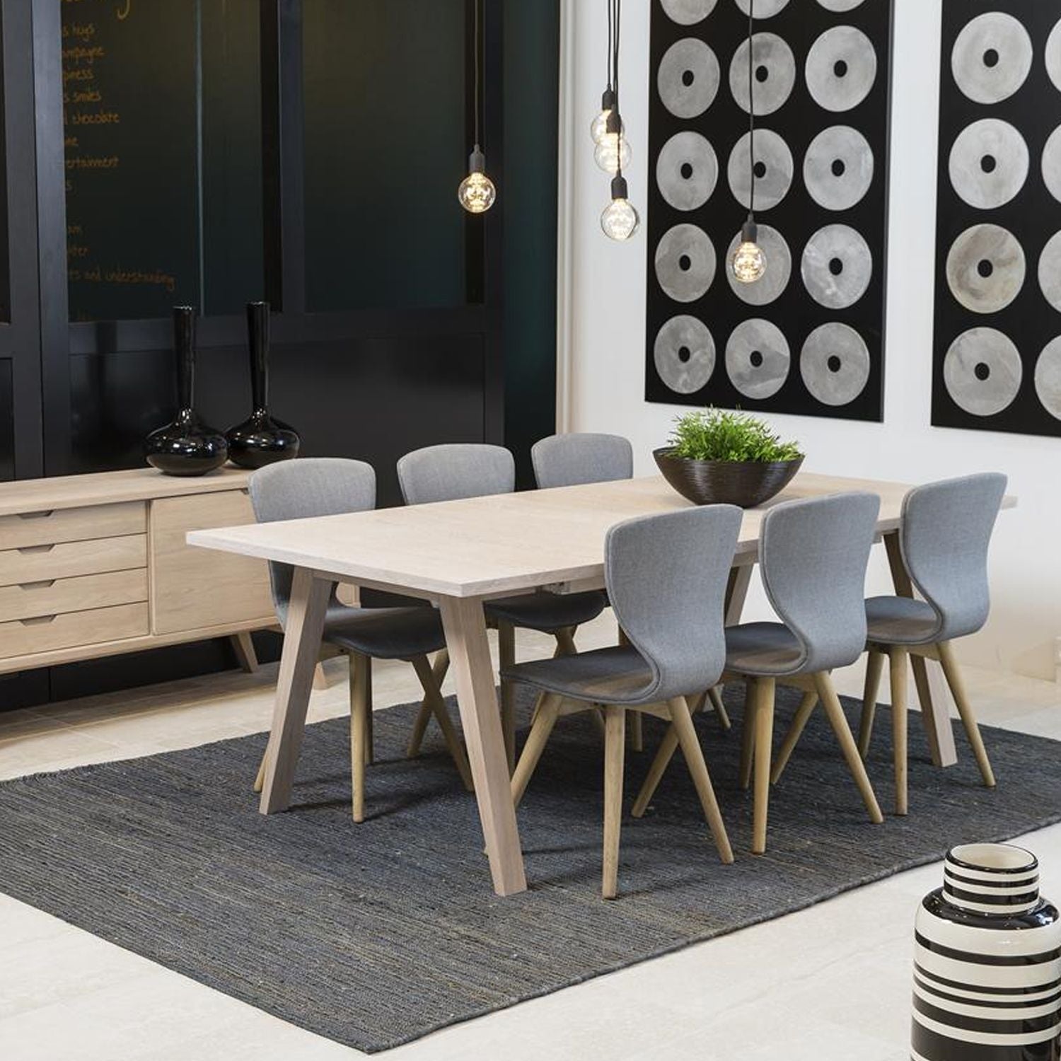 Kitchen Table A-Line 3 | size: Length: 100cm, Width: 210cm, Height: 74cm | color: Oak | image: 3 | variant: 1012586