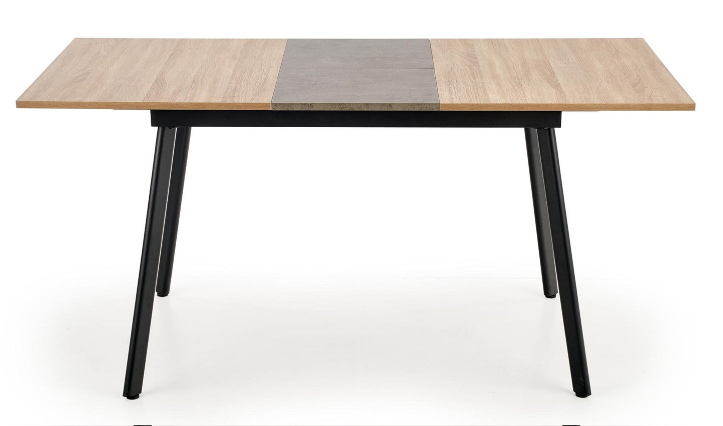 Kitchen Table Albon | size: Length: 80cm, Width: 160cm, Height: 76cm | color: Oak/Grey | image: 2 | variant: 1011220