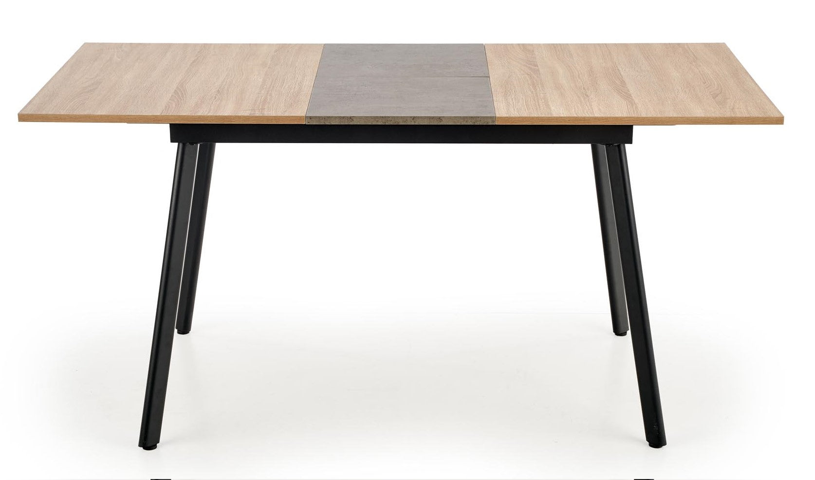 Kitchen Table Albon | size: Length: 80cm, Width: 160cm, Height: 76cm | color: Oak/Grey | image: 2 | variant: 1011220