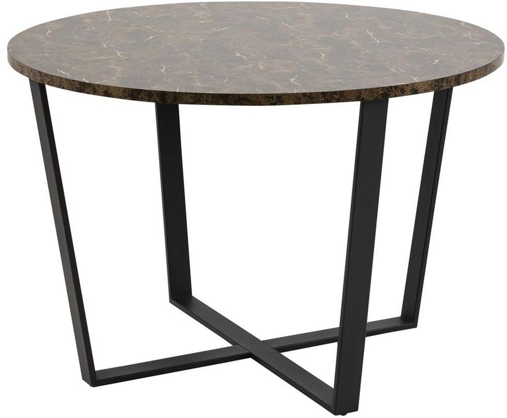 Kitchen Table Amble 1 | size: Length: 110cm, Width: 110cm, Height: 75cm, Diameter: 110cm | color: Brown | image: 1 | variant: 1016750