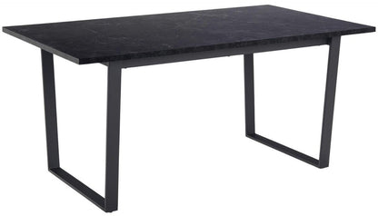 Kitchen Table Amble | size: Length: 90cm, Width: 160cm, Height: 74cm | color: Black | image: 1 | variant: 1011994