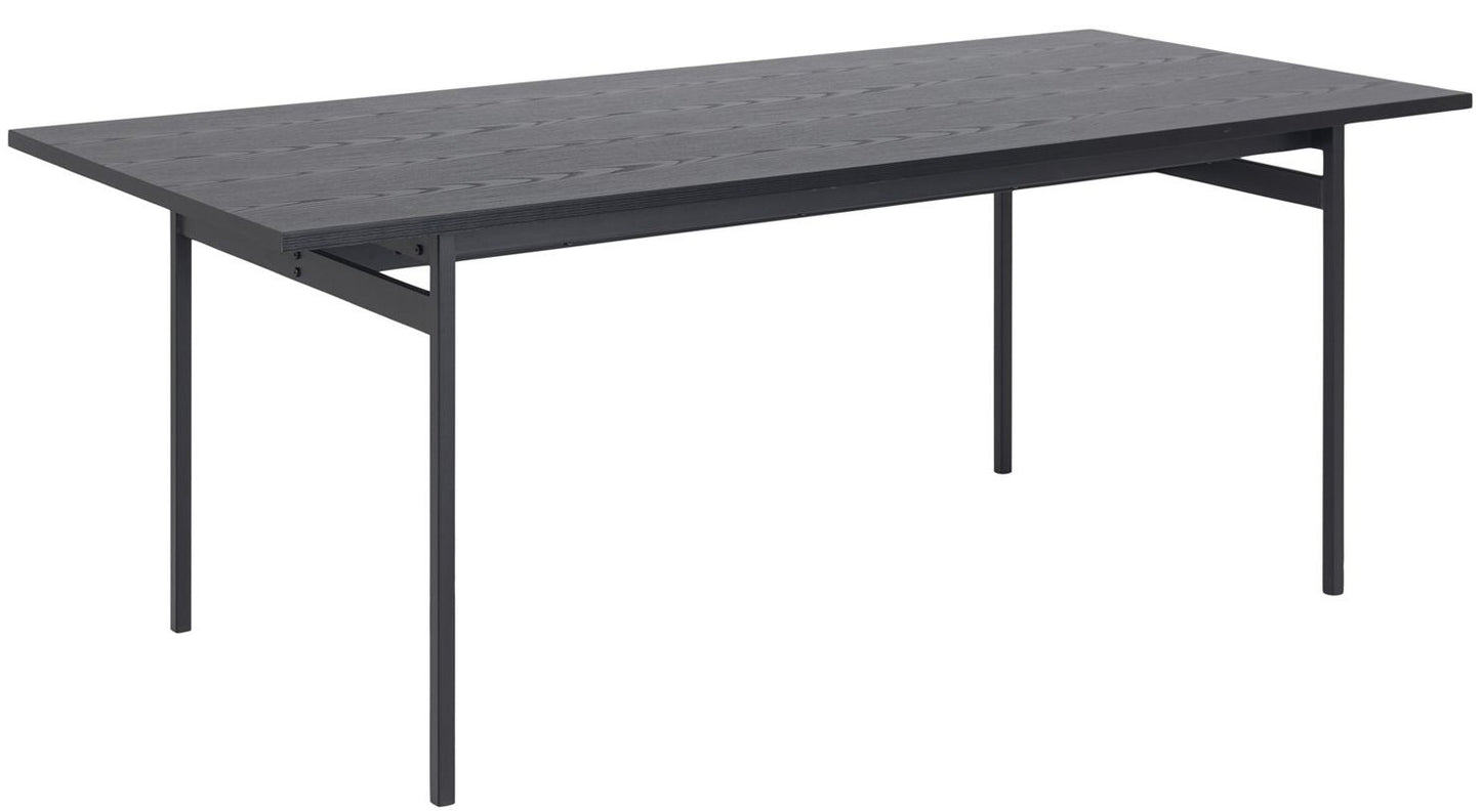 Kitchen Table Angus | size: Length: 90cm, Width: 200cm, Height: 74cm | color: Black | image: 1 | variant: 1012352