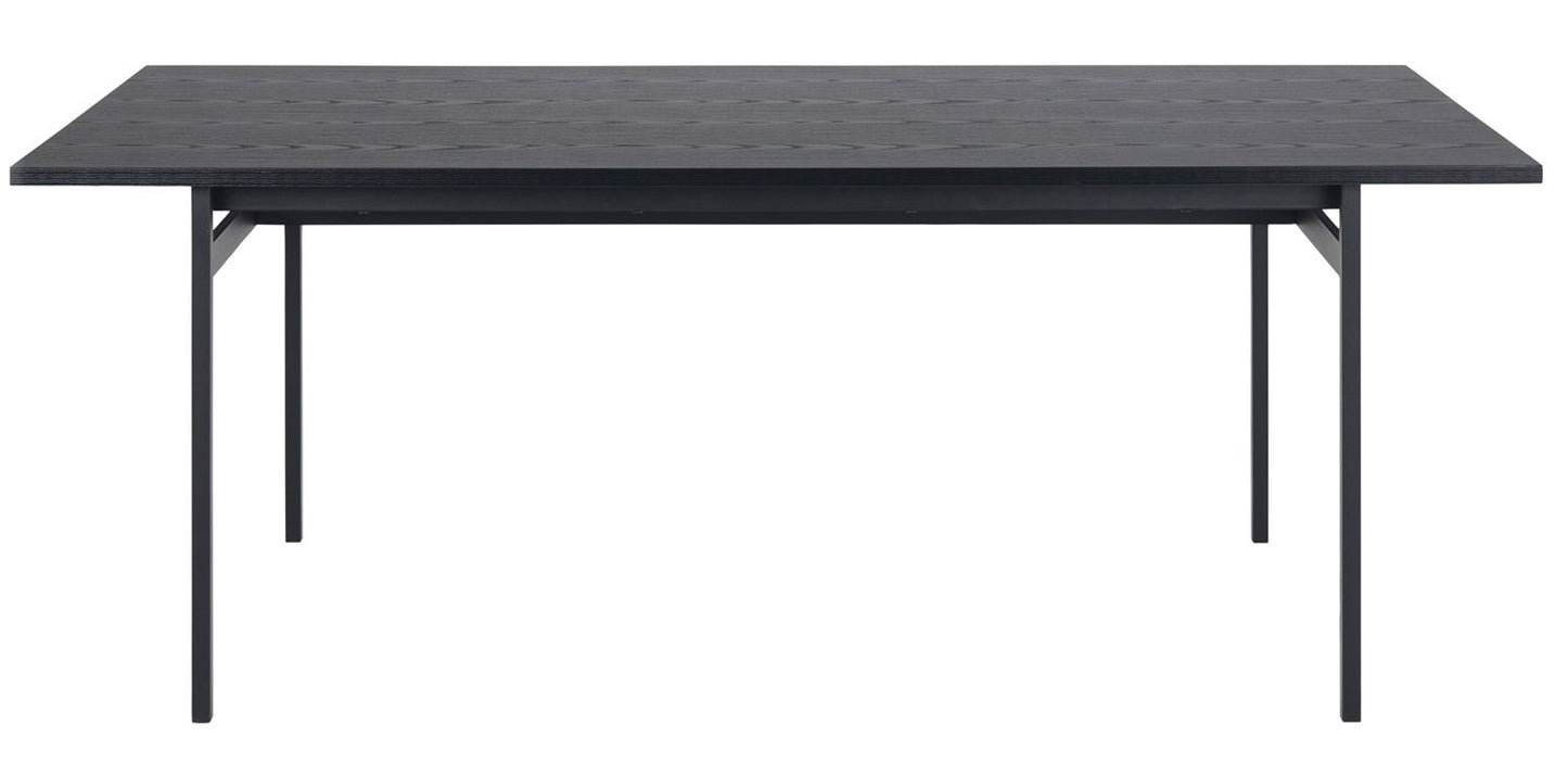 Kitchen Table Angus | size: Length: 90cm, Width: 200cm, Height: 74cm | color: Black | image: 2 | variant: 1012352