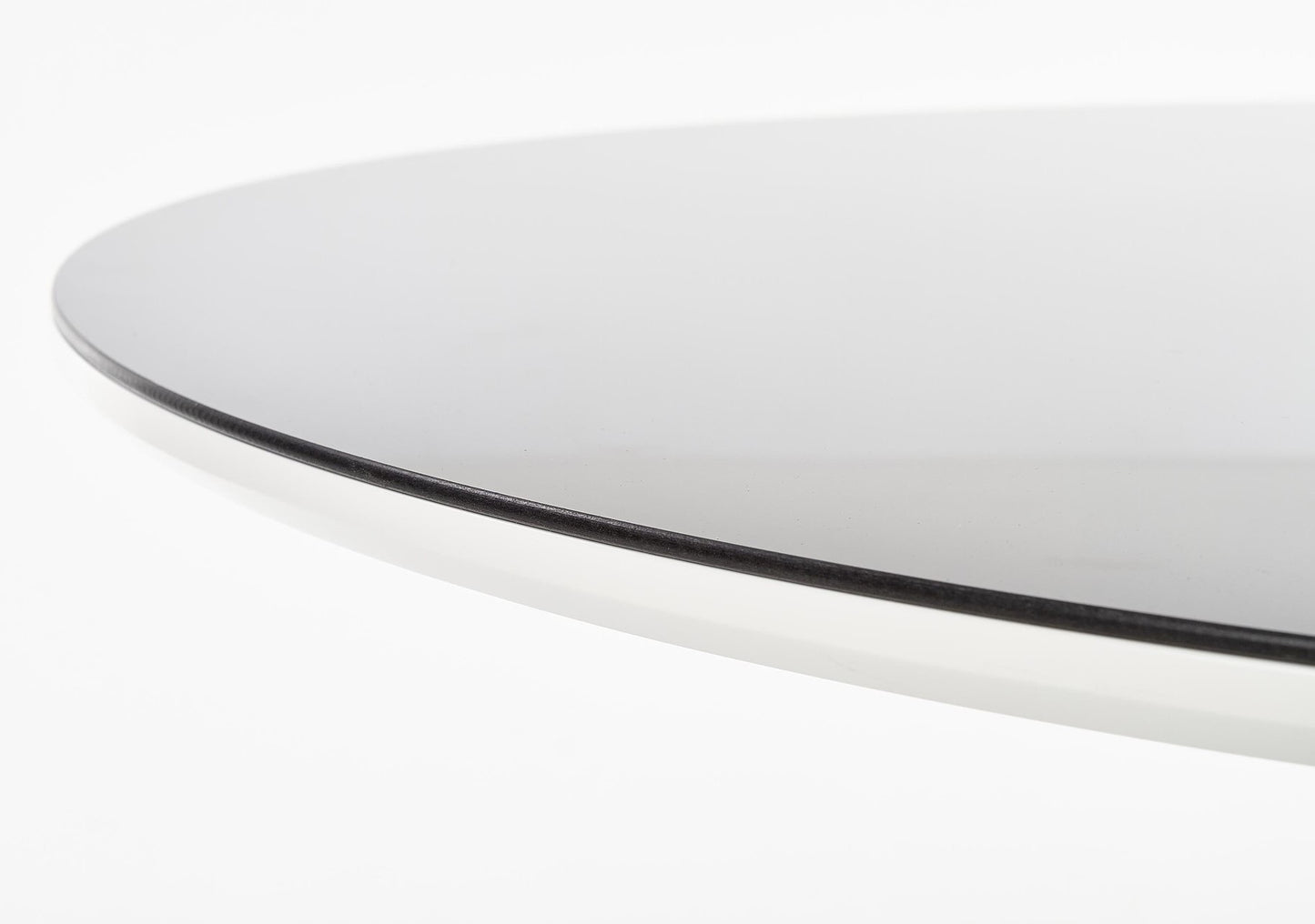 Kitchen Table Avelar | size: Length: 120cm, Width: 120cm, Height: 76cm, Diameter: 120cm | color: White/Black | image: 5 | variant: 1011228