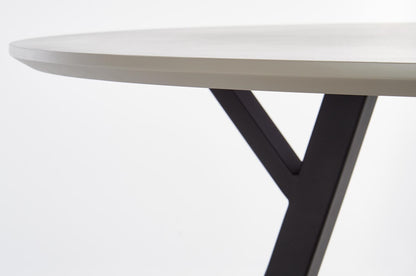 Kitchen Table Balrog | size: Length: 100cm, Width: 100cm, Height: 74cm, Diameter: 100cm | color: Black/Grey | image: 5 | variant: 1011208