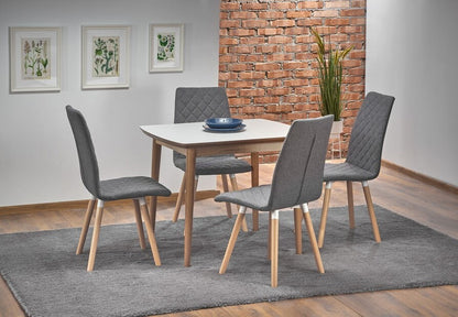 Kitchen Table Barret | size: Length: 80cm, Width: 190cm, Height: 75cm | color: White | image: 4 | variant: 1011250