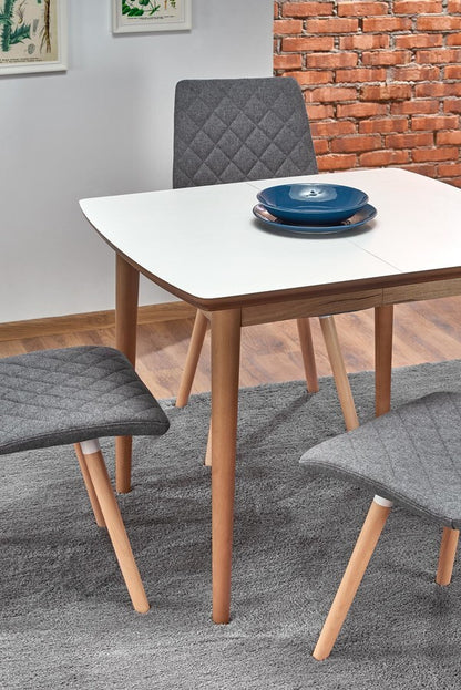 Kitchen Table Barret | size: Length: 80cm, Width: 190cm, Height: 75cm | color: White | image: 6 | variant: 1011250
