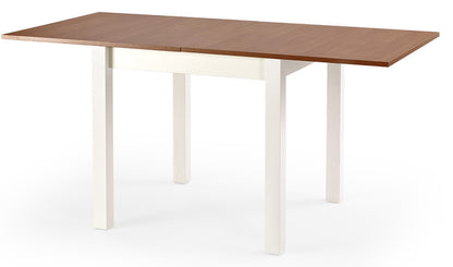 Kitchen Table Beijing | size: Length: 80cm, Width: 160cm, Height: 76cm | color: White/Brown | image: 4 | variant: 1003141