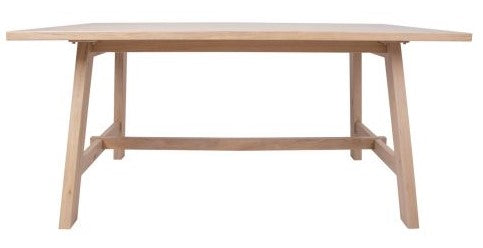 Kitchen Table Bergen | size: Length: 95cm, Width: 180cm, Height: 75cm | color: Oak | image: 2 | variant: 1011837