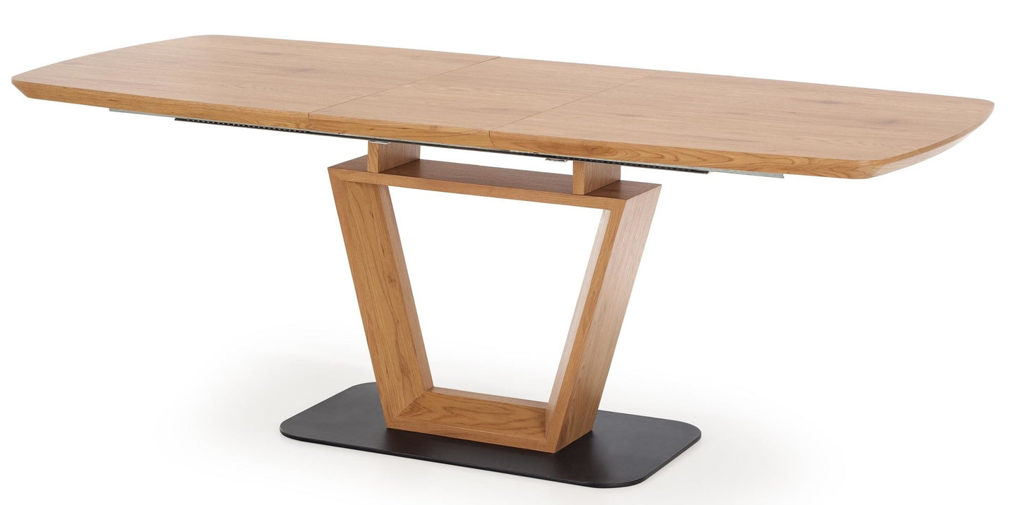 Kitchen Table Blacky | size: Length: 90cm, Width: 220cm, Height: 76cm | color: Oak | image: 2 | variant: 1011292