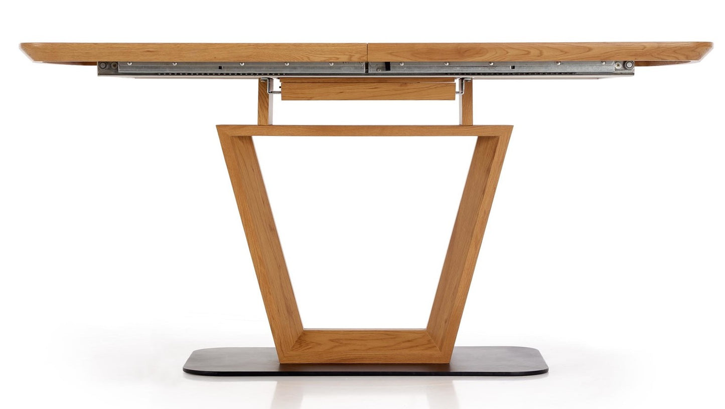 Kitchen Table Blacky | size: Length: 90cm, Width: 220cm, Height: 76cm | color: Oak | image: 4 | variant: 1011292