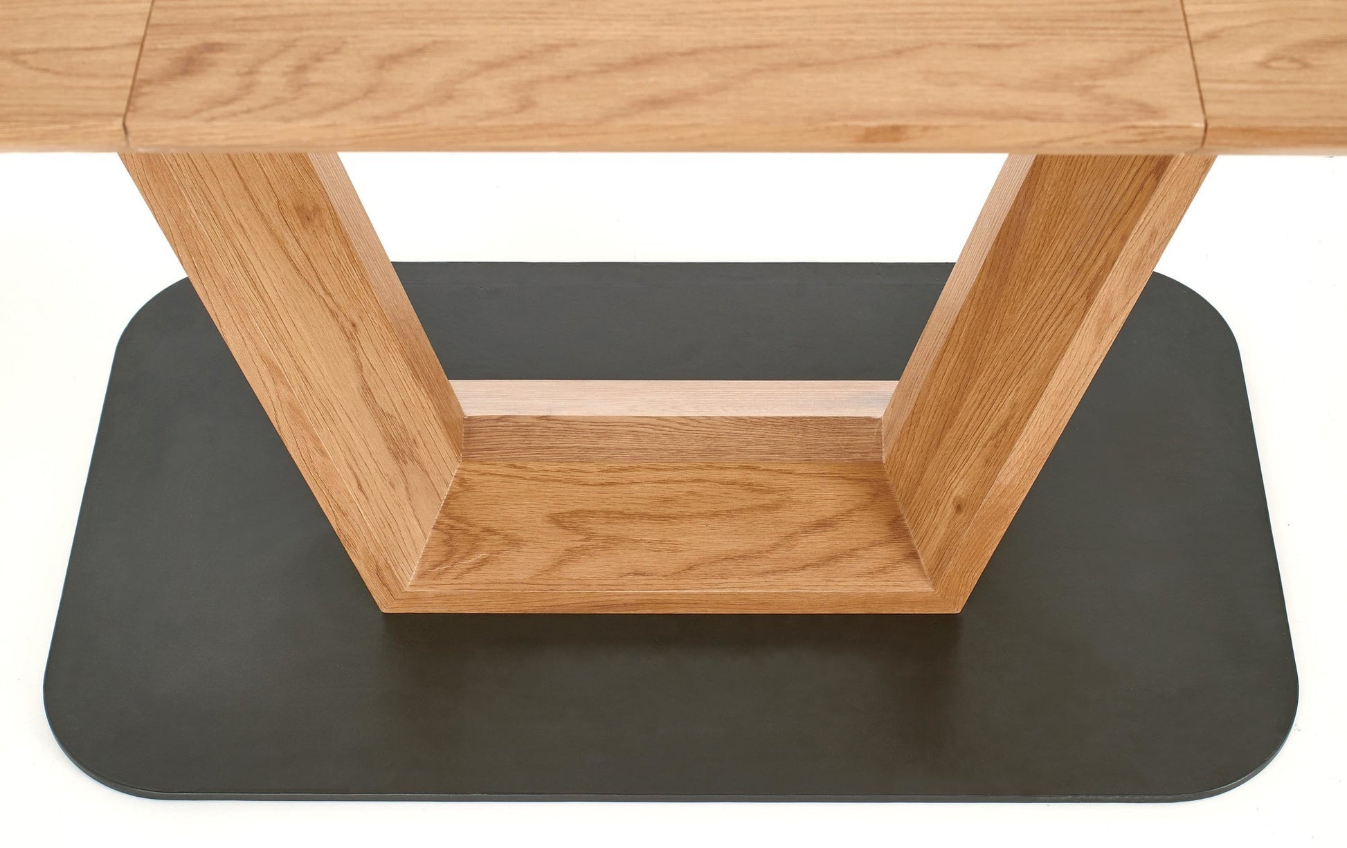Kitchen Table Blacky | size: Length: 90cm, Width: 220cm, Height: 76cm | color: Oak | image: 5 | variant: 1011292