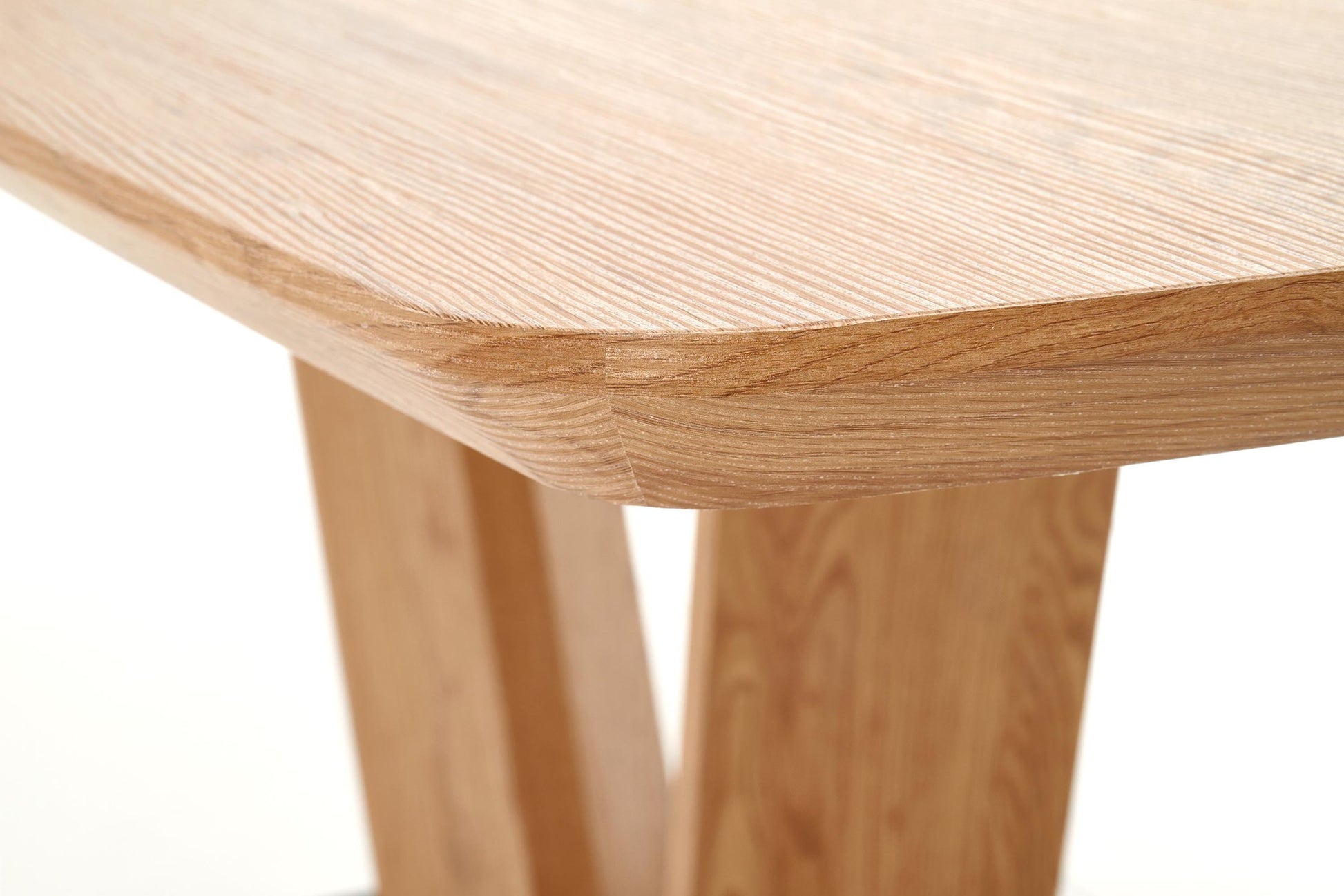 Kitchen Table Blacky | size: Length: 90cm, Width: 220cm, Height: 76cm | color: Oak | image: 6 | variant: 1011292