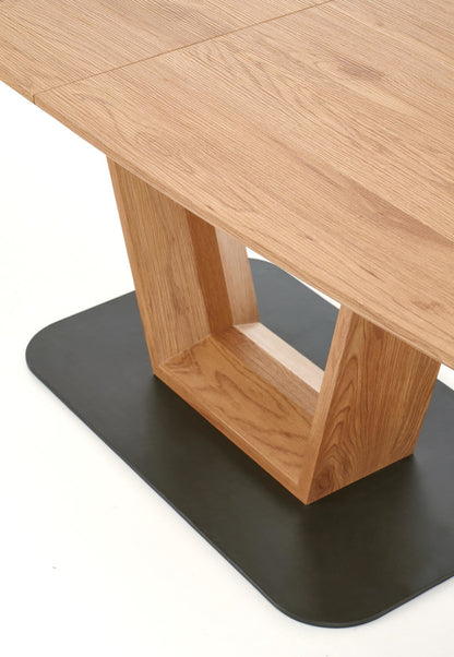 Kitchen Table Blacky | size: Length: 90cm, Width: 220cm, Height: 76cm | color: Oak | image: 7 | variant: 1011292