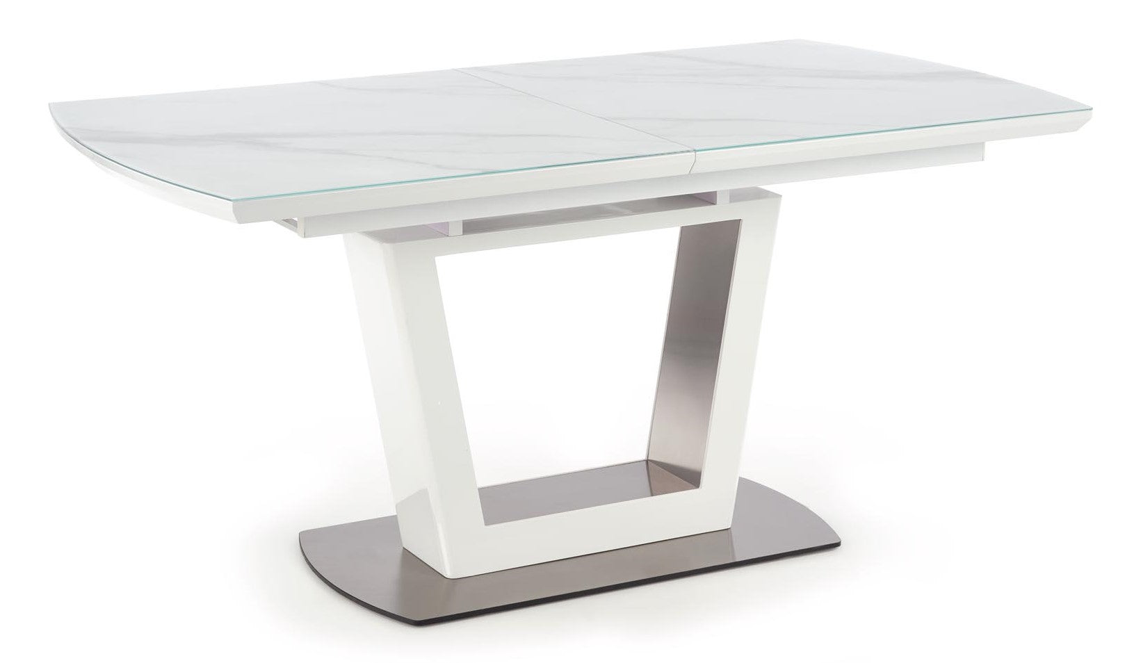 Kitchen Table Blanco | size: Length: 90cm, Width: 200cm, Height: 76cm | color: White/Marble | image: 1 | variant: 1011999